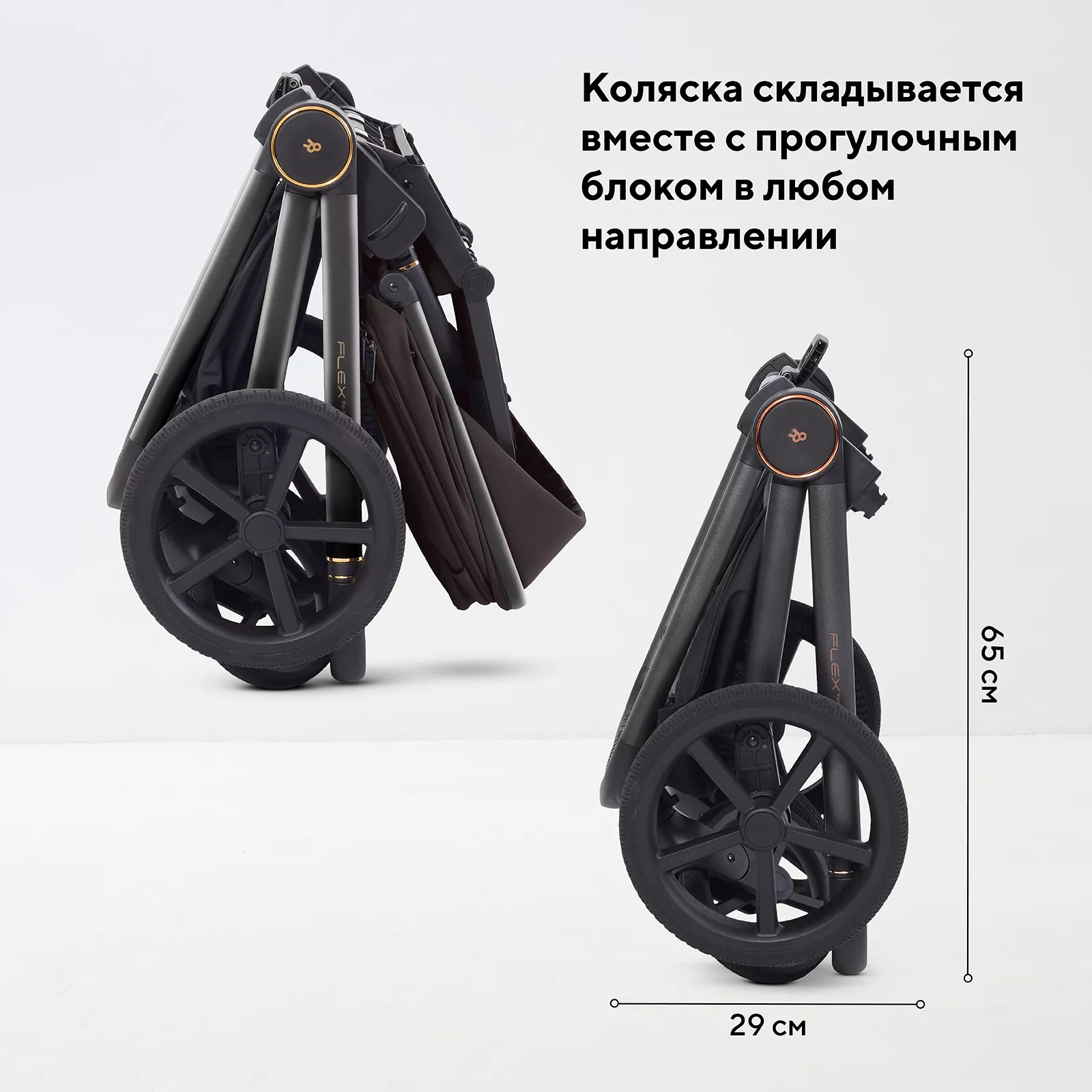 Складывание с блоком